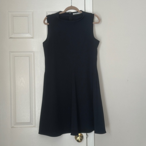 MM Lafleur The Malala Dress‎ Recycled WonderTex in Midnight Navy Size 10 Work - Picture 2 of 8